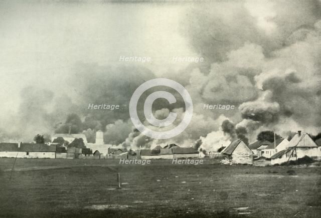 'The Destruction of a Polish Village', (1919).  Creator: Unknown.