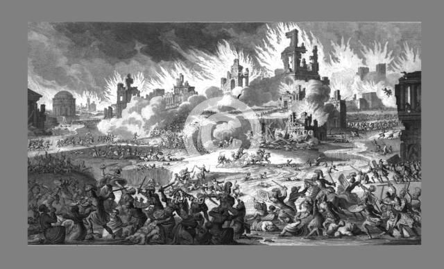 The Destruction of Jerusalem and the Temple, (1818). Creator: Unknown.