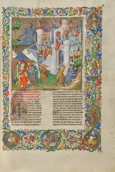 The Destruction of Jerusalem; Des cas des nobles hommes et femmes, about 1413-1415. Creators: Boucicaut Master, Workshop of the Boucicaut Master