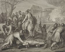 The destruction of pagan gods by Mieszko I of Poland, Late 18th century