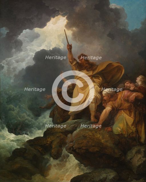 The Destruction of Pharaoh's Army, 1792. Creator: Philip James de Loutherbourg.