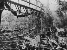 The destruction of Renault's Billancourt factory, Paris, France, WWII, c1939-c1945