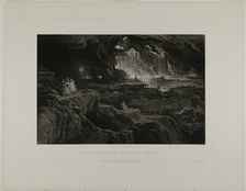 The Destruction of Sodom and Gomorrah, from Illustrations of the Bible, 1832. Creator: John Martin