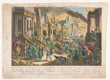 The destruction of the city of Jerusalem, 1755-1779. Creator: Unknown