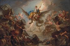 The Destruction of the Palace of Armida, 1737. Creator: Coypel, Charles-Antoine (1694-1752)