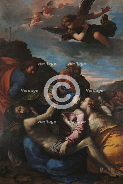 The Deposition, 1610s. Creator: Scarsellino (Scarsella), Ippolito (1551-1620).