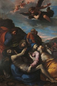 The Deposition, 1610s. Creator: Scarsellino (Scarsella), Ippolito (1551-1620)
