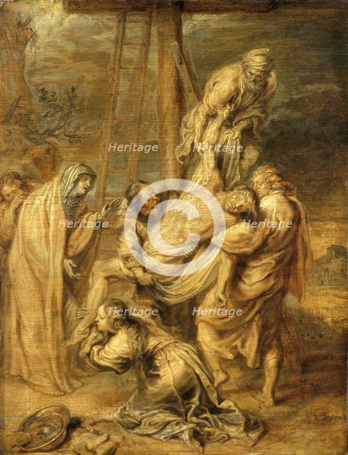 'The Deposition', 1620-1676. Creator: Abraham van Diepenbeck.
