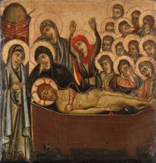 The Deposition and the Entombment, c.1290. Creator: Anon