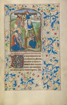 The Deposition; Arenberg Hours, early 1460s. Creator: Willem Vrelant