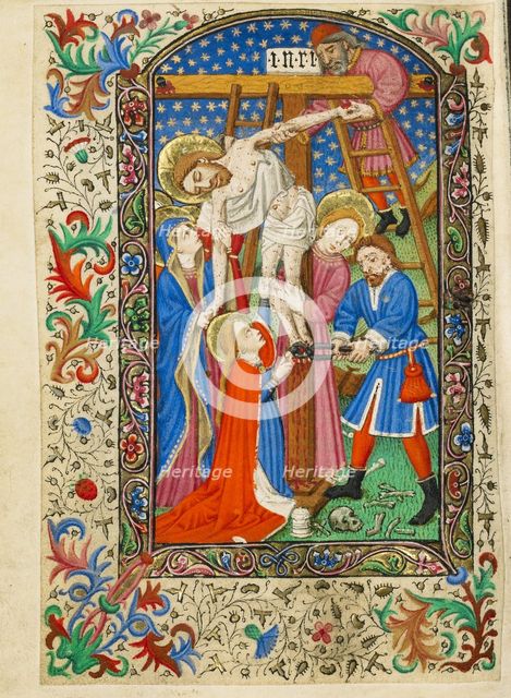 The Deposition; Book of Hours, about 1430-1440. Creator: Fastolf Master.