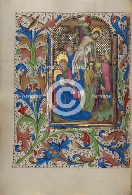 The Deposition; Book of Hours, about 1450-1455. Creator: Master of the Lee Hours.