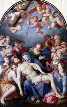 The Deposition from the Cross 1443-1445. Artist: Agnolo Bronzino