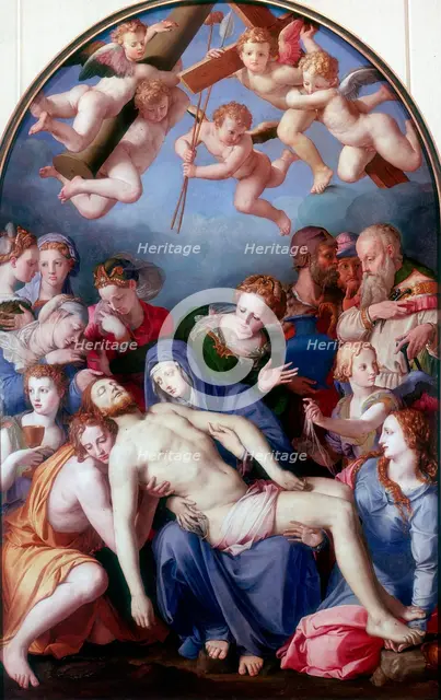 'The Deposition from the Cross', 1443-1445. Artist: Agnolo Bronzino