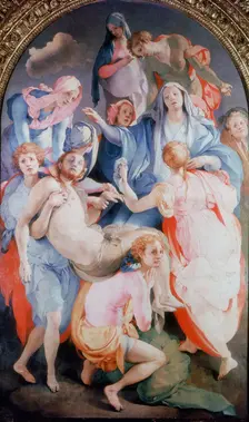 The Deposition from the Cross 1526-1528. Artist: Jacopo Pontormo