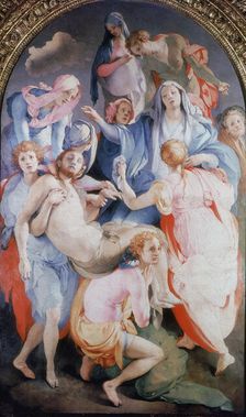The Deposition from the Cross 1526-1528. Artist: Jacopo Pontormo