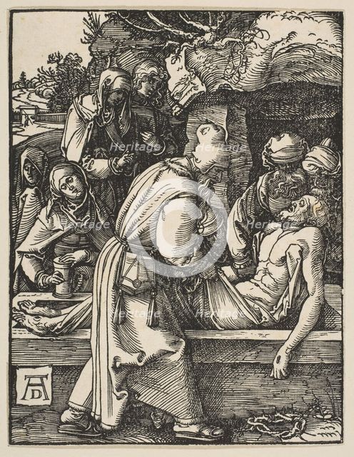 The Deposition, from The Small Passion, ca. 1509. Creator: Albrecht Durer.
