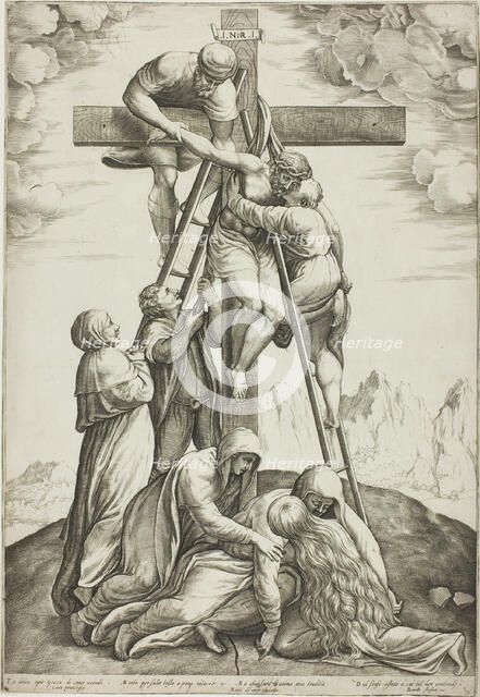 The Deposition of Christ, 1570/80. Creator: Benetto Stefani.
