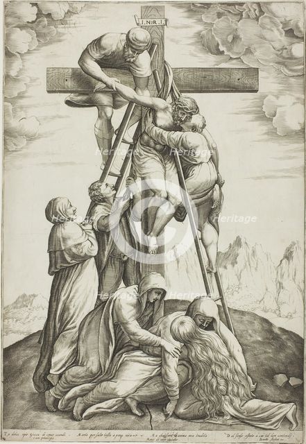 The Deposition of Christ, 1570/80. Creator: Benetto Stefani.