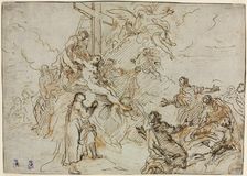 The Deposition (verso), second half 18th century. Creator: Christian Wink (German, 1738-1797)