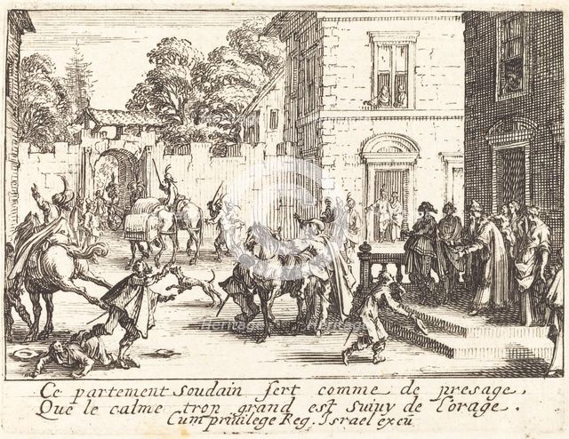 The Departure, 1635. Creator: Jacques Callot.