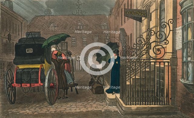 'The Departure', 1813. Creators: Joseph Constantine Stadler, Thomas Rowlandson.