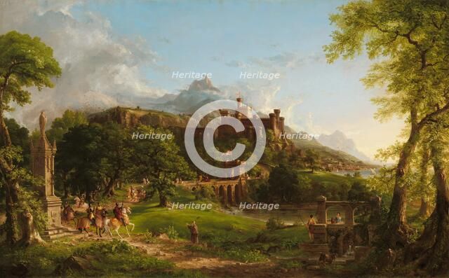 The Departure, 1837. Creator: Thomas Cole.