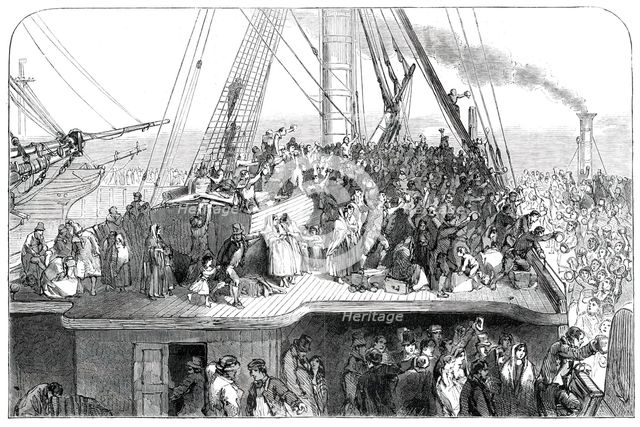 The Departure, 1850. Creator: Unknown.
