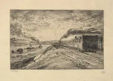 The Departure, 1861. Creator: Charles Francois Daubigny