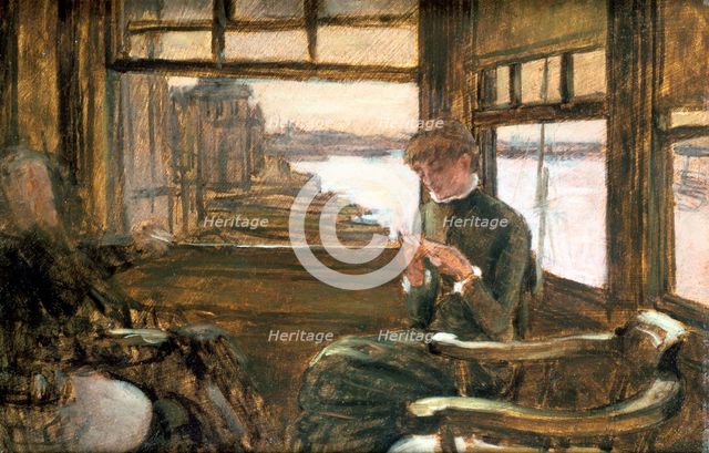 'The Departure', 19th/early 20th century. Artist: James Tissot