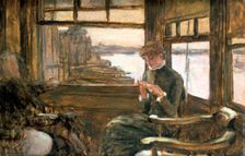 The Departure 19th/early 20th century. Artist: James Tissot
