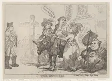 The Departure, April 29, 1784., April 29, 1784. Creator: Thomas Rowlandson