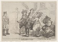 The Departure, April 29, 1784., April 29, 1784. Creator: Thomas Rowlandson