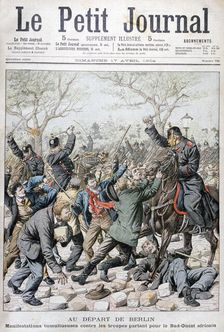 The departure from Berlin, 1904