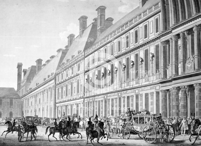 'The Departure from Tuileries Palace, 2nd December 1804', 19th century. Artist: Unknown