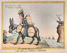 The Departure from the Coast, or the End of the Farce of Invasion, October 1, 1805., October 1, 1805 Creator: Thomas Rowlandson