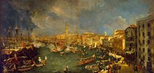 The departure of the Bucintoro, 1729. Creator: Stom, Antonio (1688-1734)