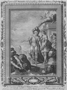 The Departure of the Emperor Adrian from Rome in order to quell an insurrection which was raised by Artist: William Walker