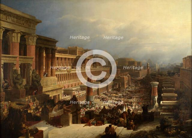 The Departure of the Israelites, 1829 Creator: David Roberts.