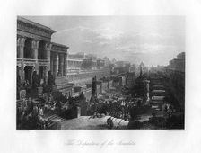 The Departure of the Israelites 19th century.Artist: R Hinshelwood