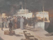 The Departure of the Ship, late 19th-early 20th century. Creator: William Blair Bruce