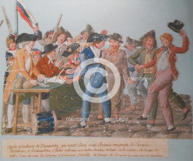 The departure of the volunteers for the revolutionary armies, c. 1793.