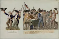 The departure of the volunteers for the revolutionary armies, c. 1793. Creator: Lesueur, Jean-Baptiste (1749-1826)
