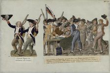 The departure of the volunteers for the revolutionary armies, c. 1793. Creator: Lesueur, Jean-Baptiste (1749-1826)