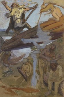 The Departure of Väinämöinen, 1893-1894. Creator: Akseli Gallen-Kallela