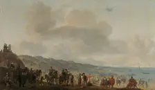 The Departure of Charles II of England from Scheveningen, 2 June 1660, 1660-1674. Creator: Johannes Lingelbach