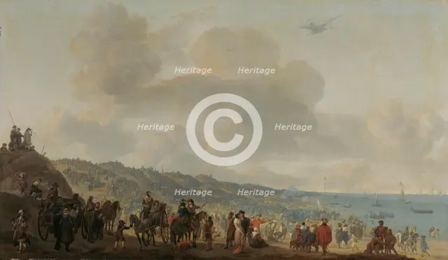 The Departure of Charles II of England from Scheveningen, 2 June 1660, 1660-1674. Creator: Johannes Lingelbach.