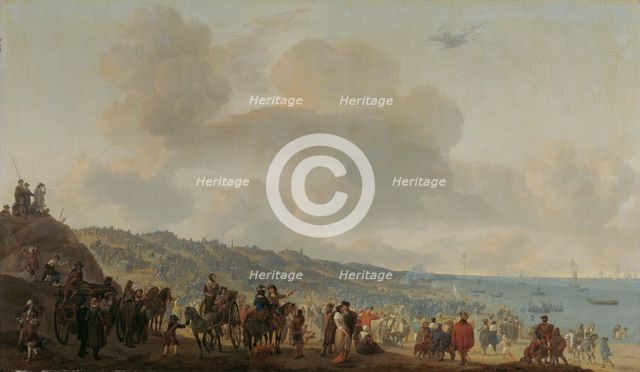The Departure of Charles II of England from Scheveningen, 2 June 1660, 1660-1674. Creator: Johannes Lingelbach.