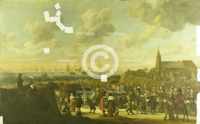 The Departure of Charles II of England from Scheveningen, 2 June 1660, 1660-1701. Creator: Cornelis Beelt.