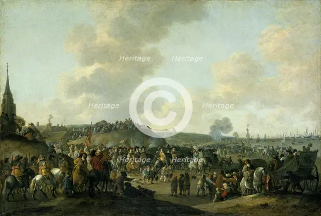 The Departure of Charles II of England from Scheveningen, June 2, 1660, 1660-1683. Creator: Hendrick de Meijer.